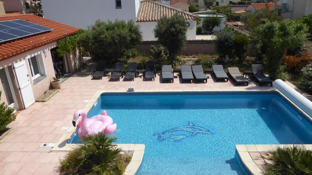Les 2 Dauphins Apartment Le Barcares Ngoại thất bức ảnh