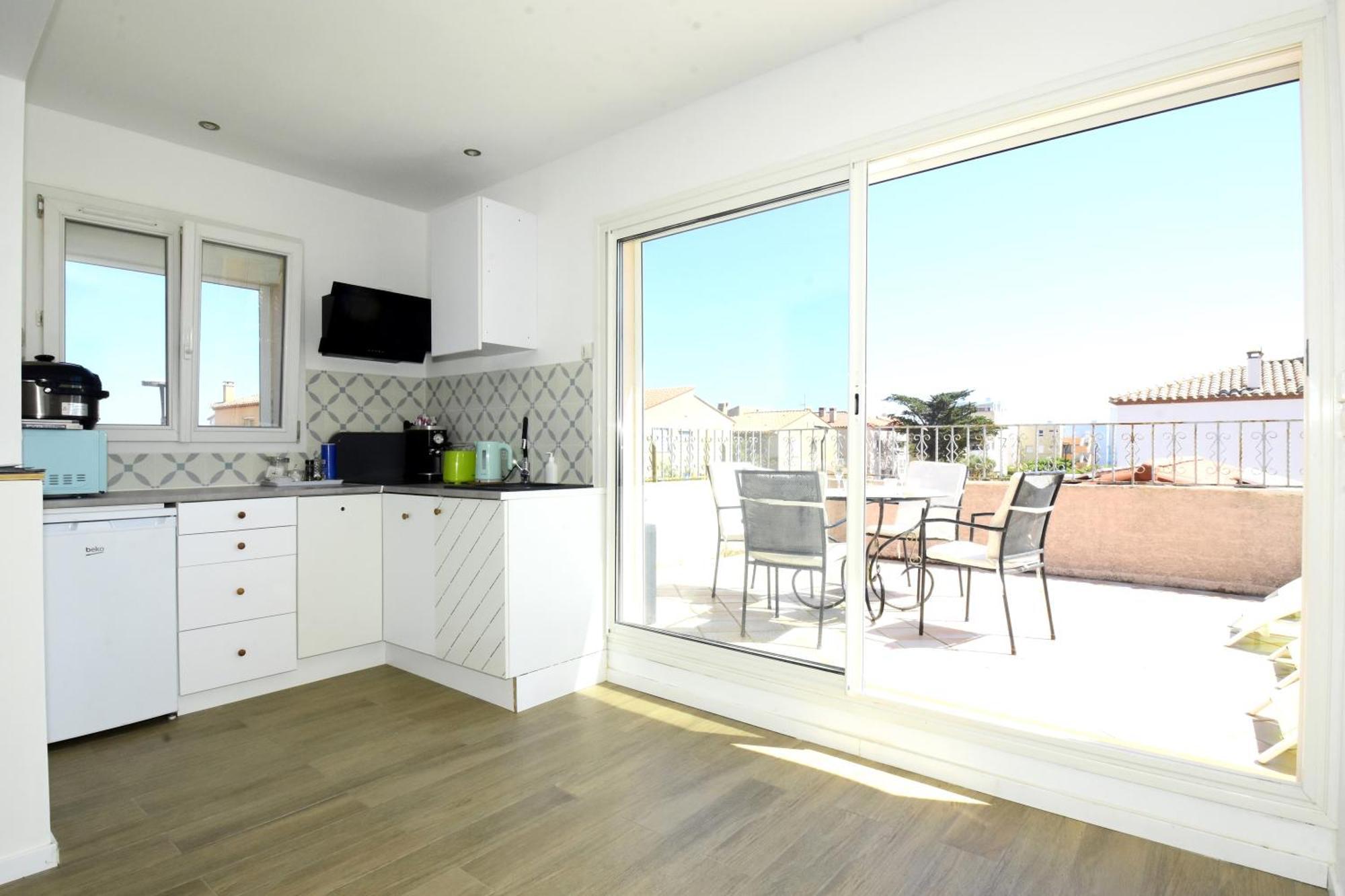 Les 2 Dauphins Apartment Le Barcares Ngoại thất bức ảnh